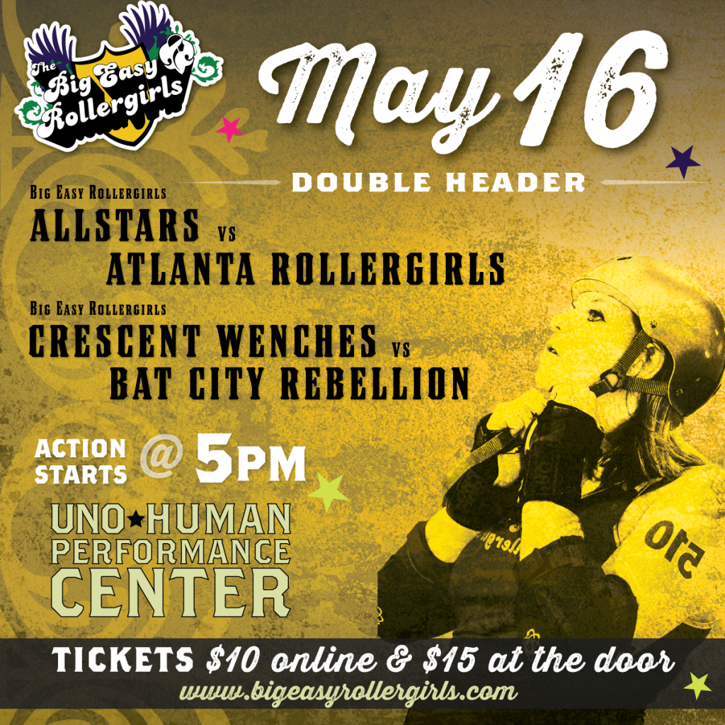 May Home Bout Big Easy Roller Derby